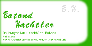 botond wachtler business card